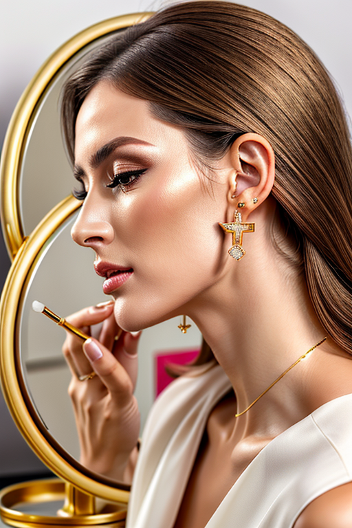 mirror photo pose girl simple