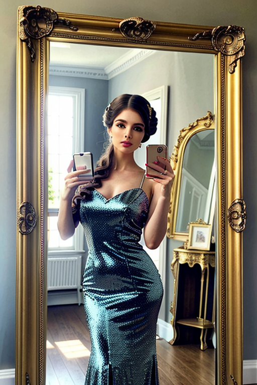 mirror selfie girl images