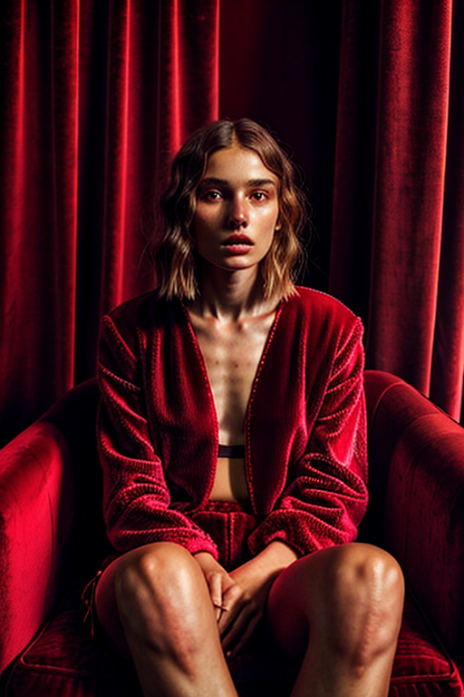 red eyes pic girl aesthetic